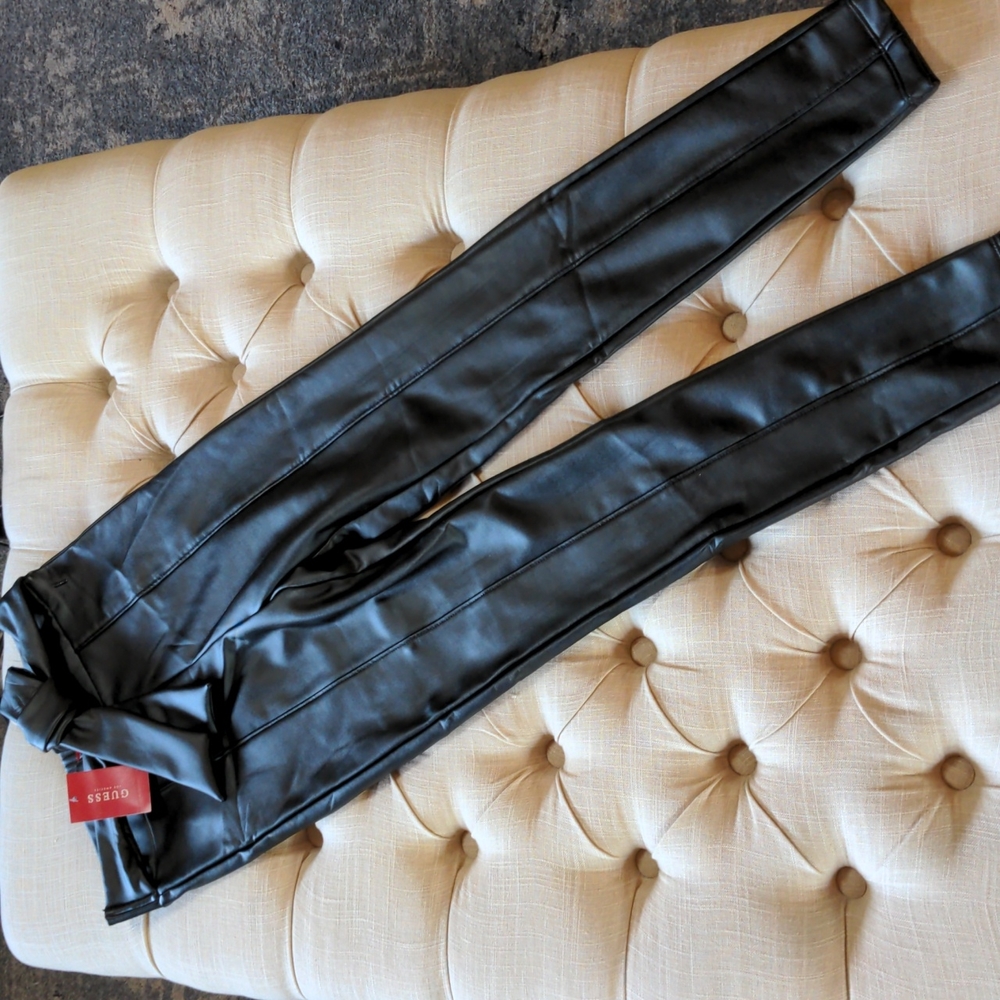 Guess faux leather pants